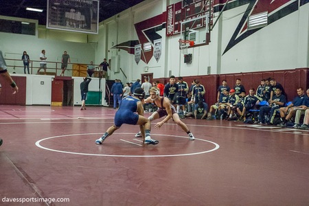 Mounties wrestle in dual team action. Photo courtesy of Dave Aguilera.
