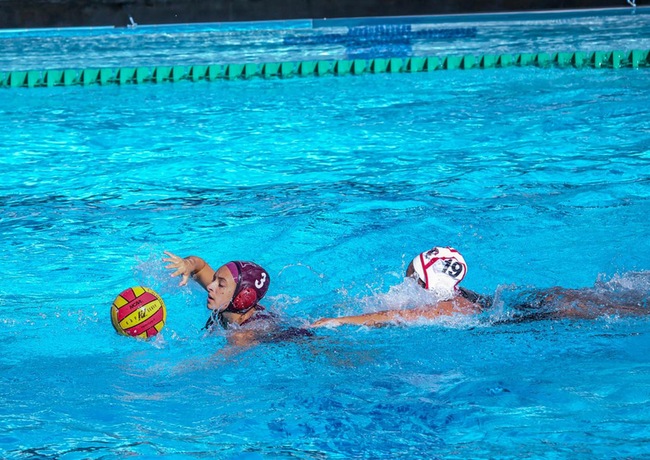 Lola Baiz and the Mounties compete against Chaffey College.